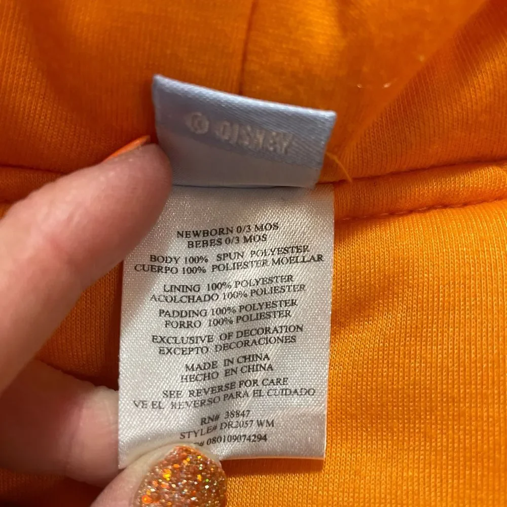 Winnie the‎ pooh tigger fleece bunting 0-3 months